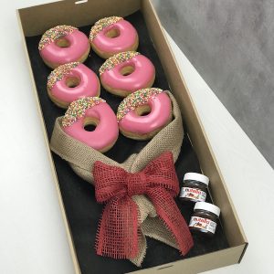 Pink Iced Donut Bouquet