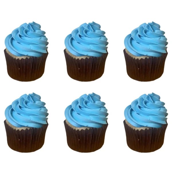 Blue Iced CupCake (6 packs)
