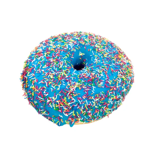 Giant Blue Donut Cake
